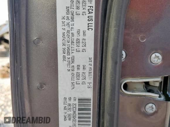 2016 Chrysler 300 Limited z VIN 2C3CCAAG3GH321093, wystawiony jako Copart lot #80843735 z przebiegiem 141 222 mil mil oraz Szkoda całkowita • Salvage title. Historia ofert i sprzedaży dostępna na DreamBid. Obrazek 13.