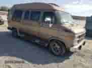 1995 Chevrolet Chevy Van with VIN 1GBEG25K9SF175004, listed as a Copart auction lot 77952694 with 217,649 mi miles and Salvage title. Bid and sale history available at DreamBid. Image 4.