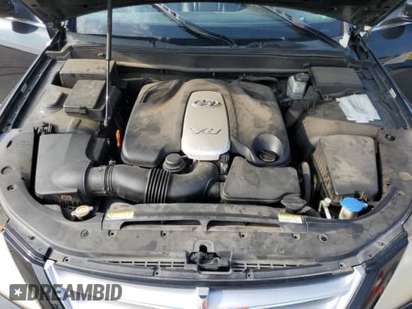 2009 Hyundai Genesis with VIN KMHGC46F29U034337, listed as a Copart auction lot 63147965 with 192,076 mi miles and Salvage title. Bid and sale history available at DreamBid. Image 11.