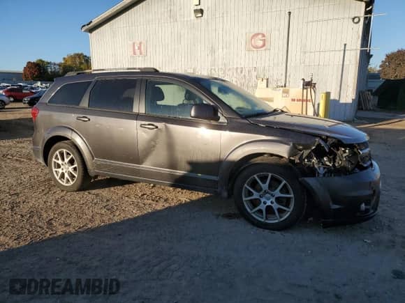 2017 Dodge Journey GT z VIN 3C4PDDEG9HT570545, wystawiony jako Copart lot #82411835 z przebiegiem 157 924 mil mil oraz Czysty tytuł • Clean title. Historia ofert i sprzedaży dostępna na DreamBid. Obrazek 4.