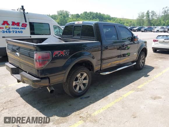 2013 Ford F-150 XL with VIN 1FTFW1ET6DFC56180, listed as a IAAI auction lot 42456802 with 188,020 mi miles and . Bid and sale history available at DreamBid. Image 4.