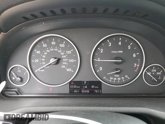 2013 BMW X3 xDrive28i with VIN 5UXWX9C55D0A17045, listed as a Copart auction lot 80683855 with 92,446 mi miles and Salvage title. Bid and sale history available at DreamBid. Image 9.