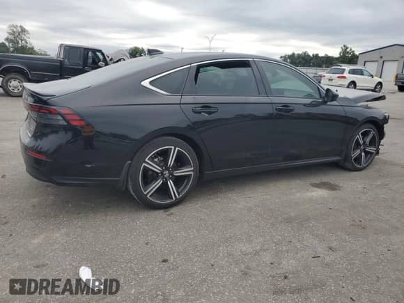 2024 Honda Accord Sport with VIN 1HGCY2F58RA035026, listed as a Copart auction lot 80571125 with 69,185 mi miles and Salvage title. Bid and sale history available at DreamBid. Image 3.