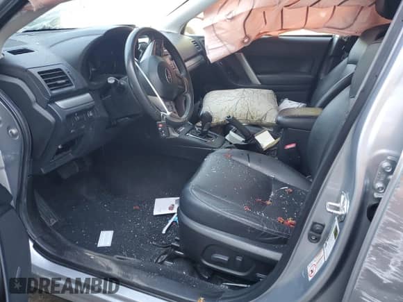 2015 Subaru Forester XT Touring with VIN JF2SJGUC1FH593818, listed as a Copart auction lot 59205455 with 56,610 mi miles and Salvage title. Bid and sale history available at DreamBid. Image 7.