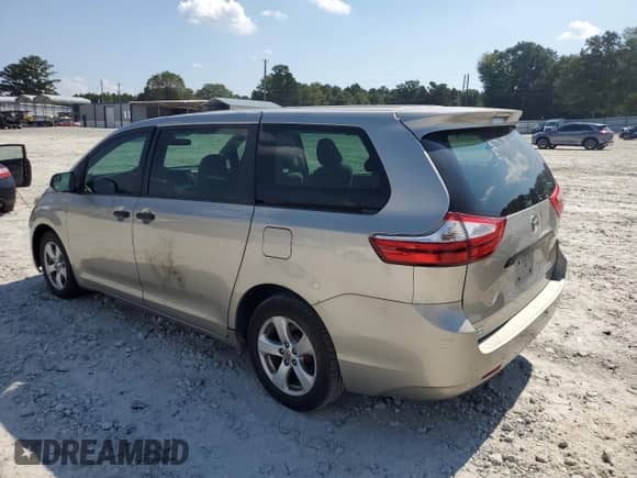 2015 Toyota Sienna L with VIN 5TDZK3DC7FS688625, listed as a Copart auction lot 83802805 with 337,291 mi miles and Clean title. Bid and sale history available at DreamBid. Image 2.