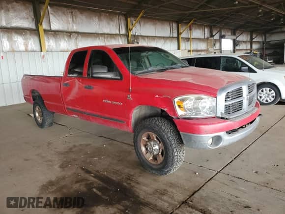 2006 Dodge 3500 SLT with VIN 3D7LX38C46G248108, listed as a Copart auction lot 81750825 with Not provided miles and Clean title. Bid and sale history available at DreamBid. Image 4.