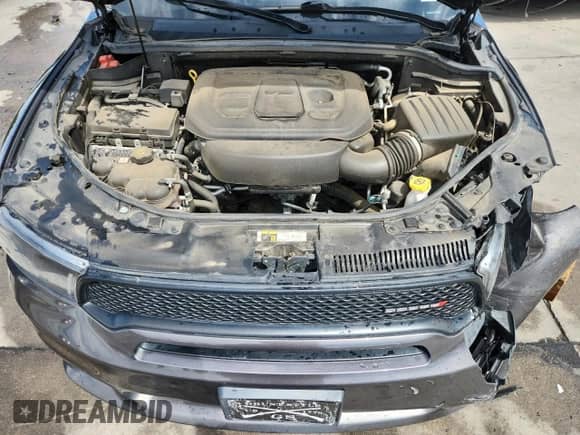 2019 Dodge Durango GT Plus with VIN 1C4RDJDG5KC651747, listed as a Copart auction lot 80026205 with 59,833 mi miles and Salvage title. Bid and sale history available at DreamBid. Image 12.