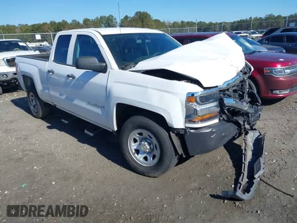 2019 Chevrolet Silverado 1500 Work Truck z VIN 2GCRCNECXK1149456, wystawiony jako IAAI lot #41310406 z przebiegiem 108 526 mil mil oraz . Historia ofert i sprzedaży dostępna na DreamBid. Obrazek 1.