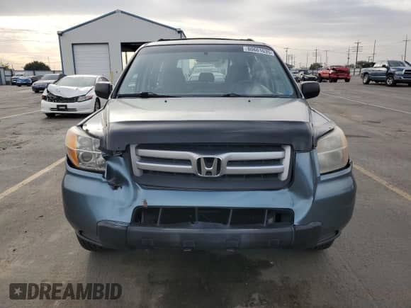 2007 Honda Pilot LX z VIN 2HKYF18167H528045, wystawiony jako Copart lot #80661635 z przebiegiem 226 846 mil mil oraz Szkoda całkowita • Salvage title. Historia ofert i sprzedaży dostępna na DreamBid. Obrazek 5.