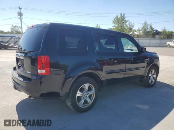 2014 Honda Pilot EX with VIN 5FNYF4H42EB002549, listed as a Copart auction lot 69626265 with 122,511 mi miles and Salvage title. Bid and sale history available at DreamBid. Image 3.