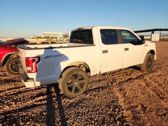 2016 Ford F-150 XLT with VIN 1FTEW1C84GKD24319, listed as a Copart auction lot 86672605 with 174,466 mi miles and Salvage title. Bid and sale history available at DreamBid. Image 3.