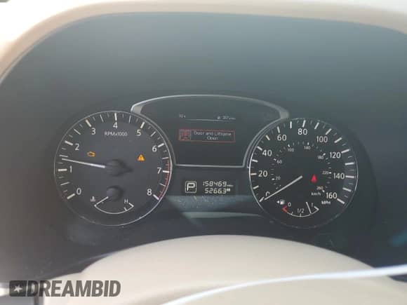 2015 Nissan Pathfinder SV с VIN 5N1AR2MN3FC656997, выставлен на аукционе Copart как лот 83798715 с пробегом 158 469 миль миль и Списание • Salvage title. История ставок и продаж доступна на DreamBid. Изображение 9.