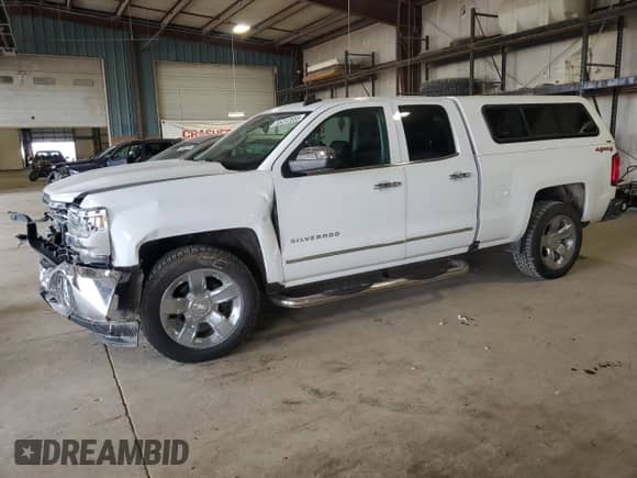2017 Chevrolet Silverado 1500 LTZ with VIN 1GCVKSEC1HZ360805, listed as a Copart auction lot 55312555 with 80,086 mi miles and Salvage title. Bid and sale history available at DreamBid. Image 1.