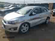 2015 Chevrolet Sonic LTZ with VIN 1G1JE5SB5F4130609, listed as a Copart auction lot 61953685 with 78,747 mi miles and Salvage title. Bid and sale history available at DreamBid. Image 1.