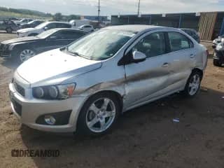 2015 Chevrolet Sonic LTZ with VIN 1G1JE5SB5F4130609, listed as a Copart auction lot 61953685 with 78,747 mi miles and Salvage title. Bid and sale history available at DreamBid. Image 1.