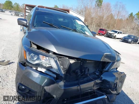 2018 Nissan Pathfinder S with VIN 5N1DR2MNXJC665900, listed as a IAAI auction lot 41496498 with 112,263 mi miles and . Bid and sale history available at DreamBid. Image 13.