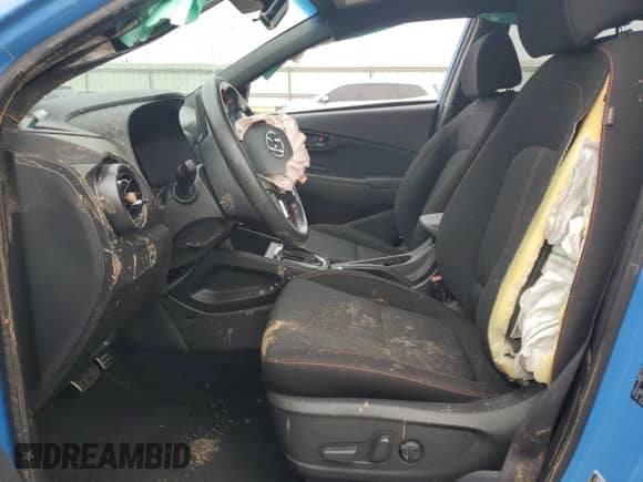 2022 Hyundai Kona N Line with VIN KM8K33A35NU927890, listed as a Copart auction lot 65030895 with 37,040 mi miles and Salvage title. Bid and sale history available at DreamBid. Image 7.