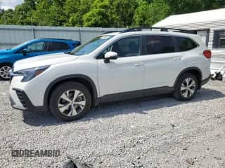 2023 Subaru Ascent Premium с VIN 4S4WMAED9P3432395, выставлен на аукционе Copart как лот 62616955 с пробегом 31 071 миль миль и Списание • Salvage title. История ставок и продаж доступна на DreamBid. Изображение 1.