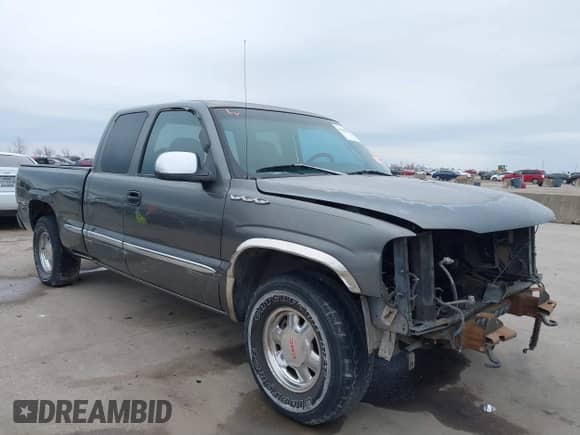 2000 GMC Sierra 1500 SLE with VIN 1GTEC19V3YZ176243, listed as a IAAI auction lot 41582240 with Not provided miles and . Bid and sale history available at DreamBid. Image 6.