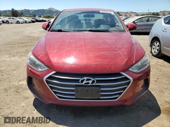 2017 Hyundai Elantra SE with VIN KMHD74LF7HU086993, listed as a Copart auction lot 66964675 with 170,204 mi miles and Salvage title. Bid and sale history available at DreamBid. Image 5.