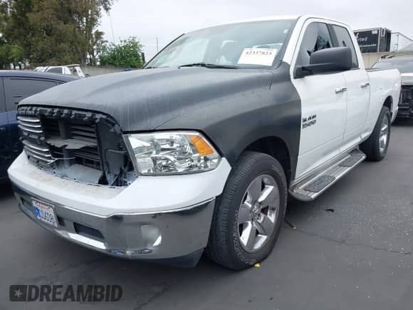 2016 Ram 1500 Big Horn with VIN 1C6RR6GT5GS269407, listed as a IAAI auction lot 42337823 with Not provided miles and . Bid and sale history available at DreamBid. Image 2.