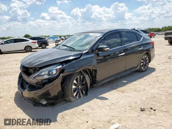 2017 Nissan Sentra SR with VIN 3N1AB7AP4HY224525, listed as a Copart auction lot 71418035 with 59,724 mi miles and Salvage title. Bid and sale history available at DreamBid. Image 1.