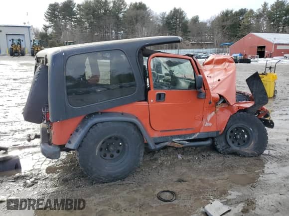 2005 Jeep Wrangler Rubicon with VIN 1J4FA69S35P336961, listed as a Copart auction lot 45236805 with Not provided miles and Clean title. Bid and sale history available at DreamBid. Image 3.