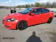 2016 Dodge Dart SXT with VIN 1C3CDFBB9GD629816, listed as a Copart auction lot 87026715 with 107,788 mi miles and Clean title. Bid and sale history available at DreamBid. Image 1.