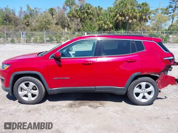 2020 Jeep Compass Latitude with VIN 3C4NJCBB8LT212512, listed as a IAAI auction lot 41796239 with 35,453 mi miles and . Bid and sale history available at DreamBid. Image 14.