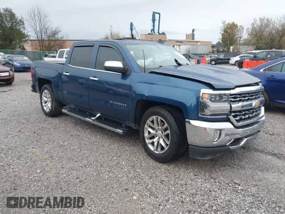 2017 Chevrolet Silverado 1500 LTZ with VIN 3GCUKSEC7HG346693, listed as a IAAI auction lot 40808791 with Not provided miles and . Bid and sale history available at DreamBid. Image 1.