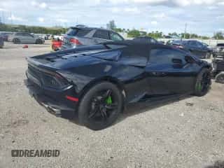 2018 Lamborghini Huracan с VIN ZHWUR2ZF0JLA10922, выставлен на аукционе Copart как лот 74699004 с пробегом 12 528 миль миль и Чистый • Clean title. История ставок и продаж доступна на DreamBid. Изображение 3.