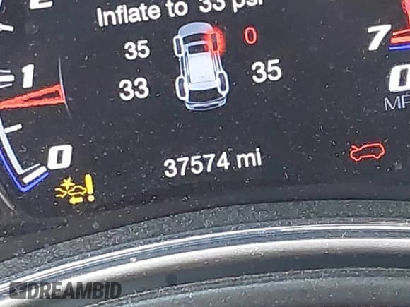 2021 Jeep Grand Cherokee SRT with VIN 1C4RJFDJ1MC818352, listed as a IAAI auction lot 42937368 with 37,574 mi miles and . Bid and sale history available at DreamBid. Image 16.