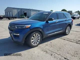 2020 Ford Explorer Limited z VIN 1FMSK7FH5LGD03517, wystawiony jako Copart lot #68581625 z przebiegiem 143 468 mil mil oraz Szkoda całkowita • Salvage title. Historia ofert i sprzedaży dostępna na DreamBid. Obrazek 1.