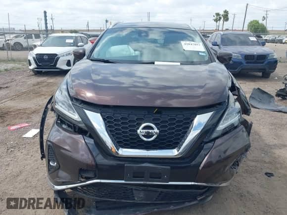 2020 Nissan Murano SL z VIN 5N1AZ2CJ5LN150831, wystawiony jako IAAI lot #42047857 z przebiegiem 56 783 mil mil oraz . Historia ofert i sprzedaży dostępna na DreamBid. Obrazek 12.