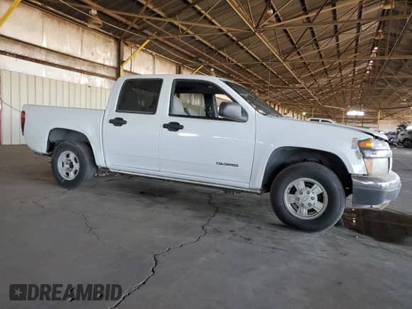 2005 Chevrolet Colorado 1SB LS Z85 with VIN 1GCCS138958285997, listed as a Copart auction lot 46188085 with 190,314 mi miles and Salvage title. Bid and sale history available at DreamBid. Image 4.