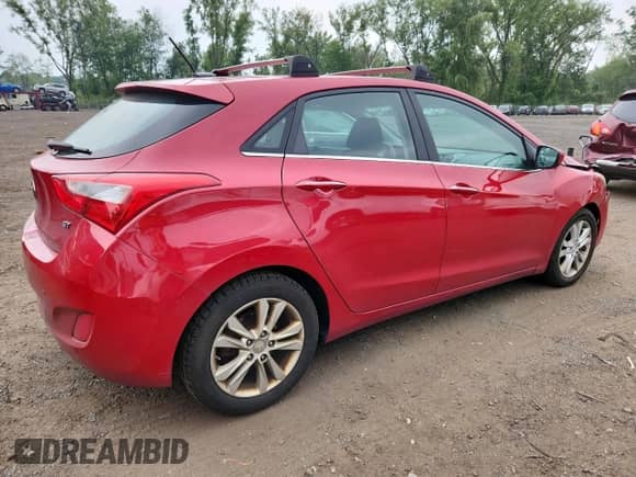 2014 Hyundai Elantra with VIN KMHD35LH8EU203589, listed as a Copart auction lot 66994605 with 147,423 mi miles and Salvage title. Bid and sale history available at DreamBid. Image 3.