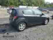 2012 Chevrolet Sonic LS with VIN 1G1JA6SH6C4125131, listed as a Copart auction lot 81268875 with 85,270 mi miles and Salvage title. Bid and sale history available at DreamBid. Image 3.