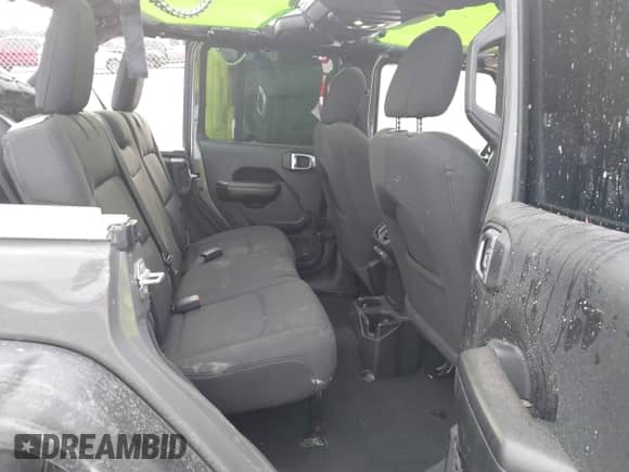 2021 Jeep Wrangler Unlimited Willys with VIN 1C4HJXDN3MW589367, listed as a IAAI auction lot 43083382 with 71,450 mi miles and . Bid and sale history available at DreamBid. Image 8.