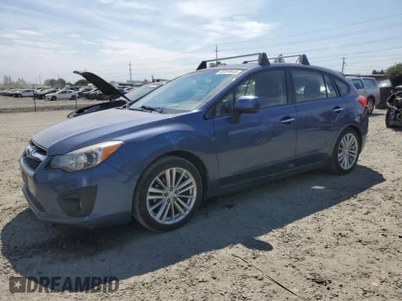 2013 Subaru Impreza Limited with VIN JF1GPAH69D2897392, listed as a Copart auction lot 65558845 with 108,847 mi miles and Salvage title. Bid and sale history available at DreamBid. Image 1.