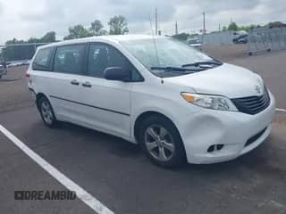 2012 Toyota Sienna with VIN 5TDZK3DC1CS179772, listed as a IAAI auction lot 42901411 with 166,638 mi miles and . Bid and sale history available at DreamBid. Image 1.