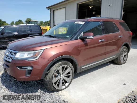 2018 Ford Explorer Limited z VIN 1FM5K8F87JGB55712, wystawiony jako Copart lot #71881575 z przebiegiem 77 327 mil mil oraz Szkoda całkowita • Salvage title. Historia ofert i sprzedaży dostępna na DreamBid. Obrazek 1.