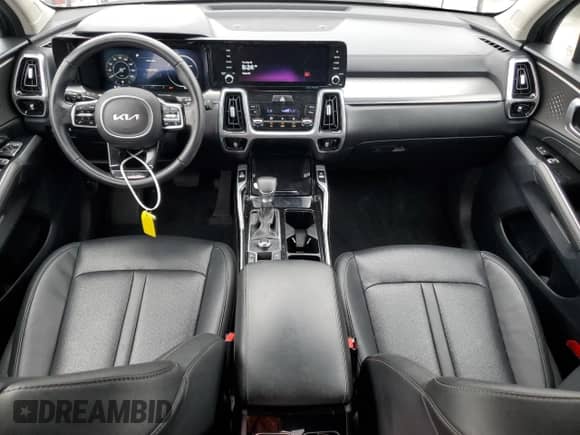 2023 Kia Sorento SX with VIN 5XYRK4LF7PG189453, listed as a Copart auction lot 84235085 with 36,726 mi miles and Salvage title. Bid and sale history available at DreamBid. Image 8.