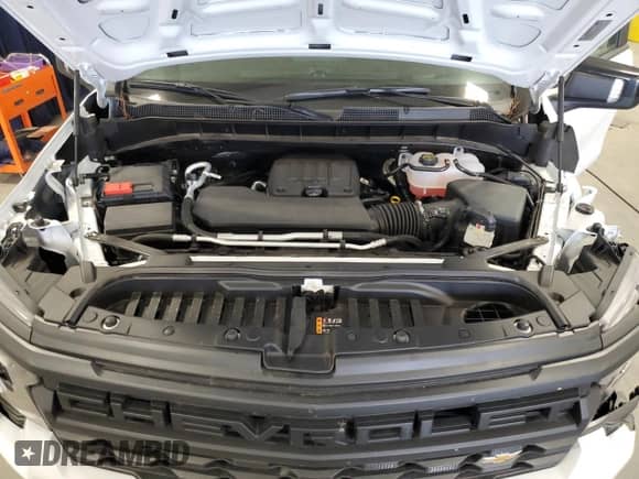 2024 Chevrolet Silverado 1500 Work Truck with VIN 1GCRAAEK0RZ282640, listed as a Copart auction lot 71869974 with 11,398 mi miles and Salvage title. Bid and sale history available at DreamBid. Image 12.