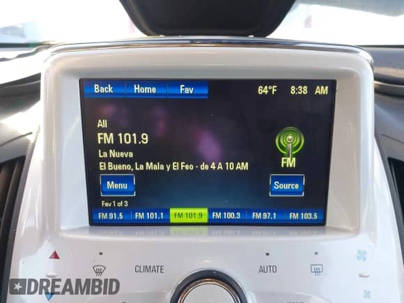 2012 Chevrolet Volt with VIN 1G1RA6E46CU126288, listed as a IAAI auction lot 43571985 with 206,340 mi miles and . Bid and sale history available at DreamBid. Image 14.