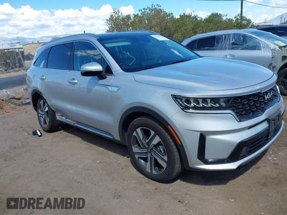 2024 Kia Sorento EX with VIN KNDRHDLG7R5236158, listed as a IAAI auction lot 43131347 with 31,366 mi miles and . Bid and sale history available at DreamBid. Image 1.