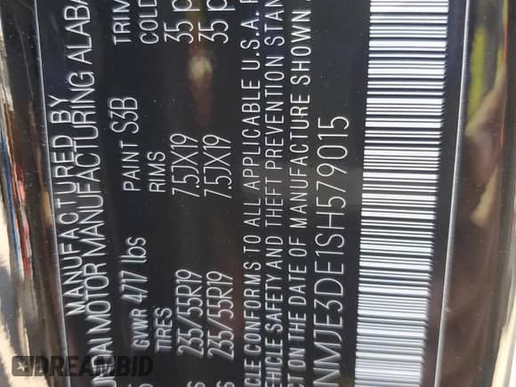 2025 Hyundai Tucson Limited with VIN 5NMJE3DE1SH579015, listed as a Copart auction lot 81014705 with 2,333 mi miles and Non repairable. Bid and sale history available at DreamBid. Image 14.