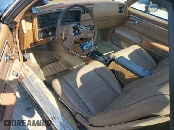 1979 Chevrolet El Camino with VIN 1W80L9D454776, listed as a Copart auction lot 63247975 with 43,122 mi miles and Salvage title. Bid and sale history available at DreamBid. Image 8.