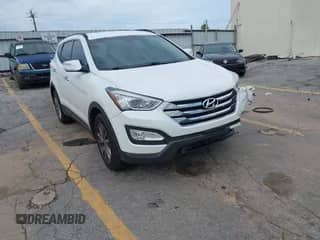 2014 Hyundai Santa Fe with VIN 5XYZUDLA3EG224775, listed as a IAAI auction lot 42606053 with 150,000 mi miles and . Bid and sale history available at DreamBid. Image 1.