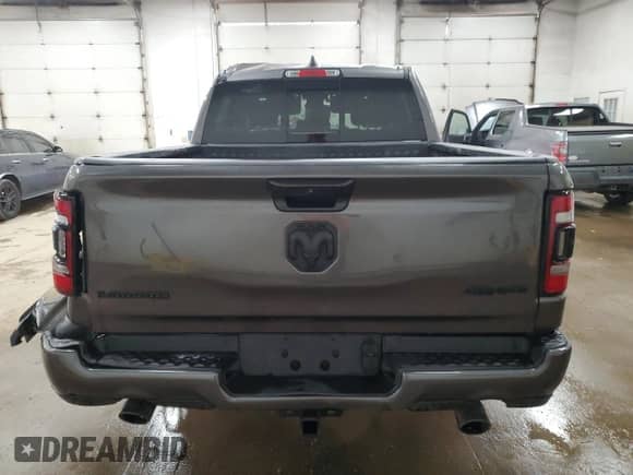 2024 Ram 1500 Laramie with VIN 1C6SRFJT1RN124814, listed as a Copart auction lot 62278045 with 42,890 mi miles and Non repairable. Bid and sale history available at DreamBid. Image 6.