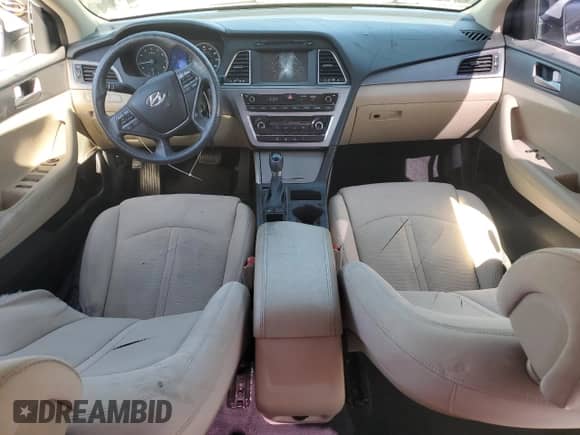 2016 Hyundai Sonata SE with VIN 5NPE24AF2GH271097, listed as a Copart auction lot 81255485 with Not provided miles and Salvage title. Bid and sale history available at DreamBid. Image 8.